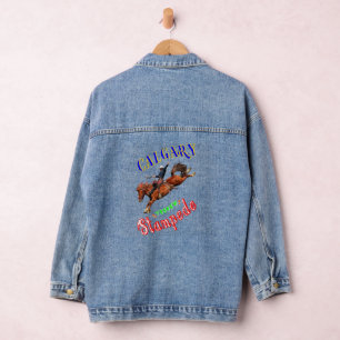 Veste En Jean Calgary Yeehaw Stampede