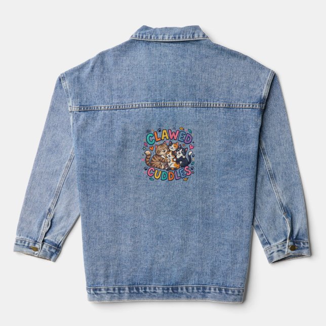 Veste En Jean Câlins aux Griffes (Verso)