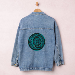 Veste En Jean calligraphie arabe 3d