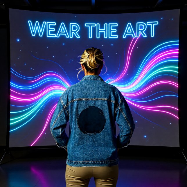 Veste En Jean Calme abyssal (Créateur téléchargé)