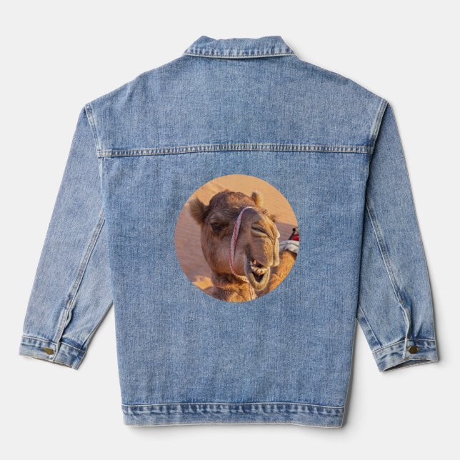 Veste En Jean Camel amusant (Verso)