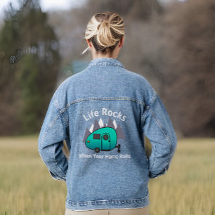 Veste En Jean Camper Life Rocks