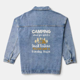Veste En Jean Camping Fortune Personne sans abri Camping Camper