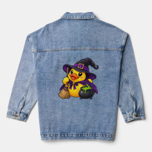 Veste En Jean Canard en caoutchouc sorcière Halloween Chaudron