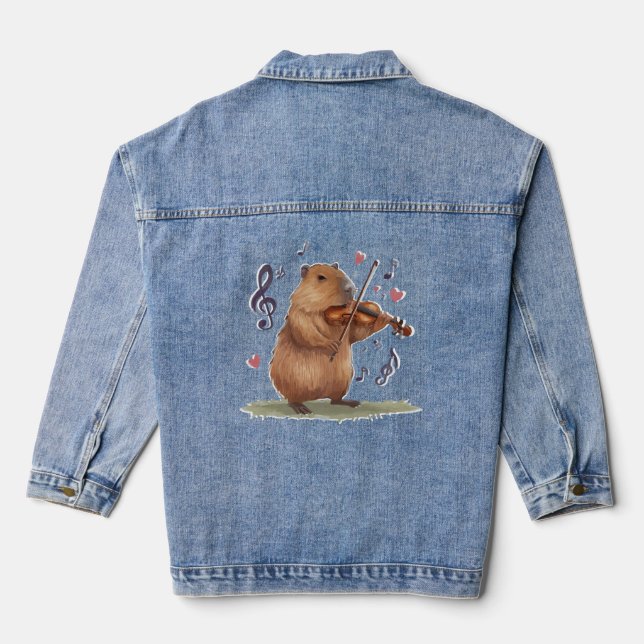 Veste En Jean capybara (Verso)