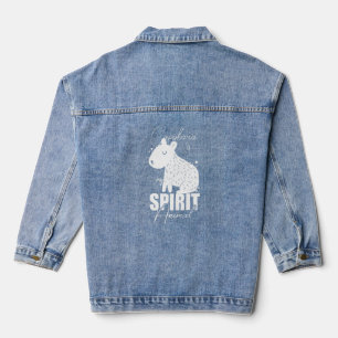 Veste En Jean Capybara Animal Drôle Mignonne Petite Rongeuse Bai