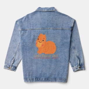 Veste En Jean Capybara Cute Capybaras Rodent Animal Capybara 1