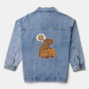 Veste En Jean Capybara pense aux cookies