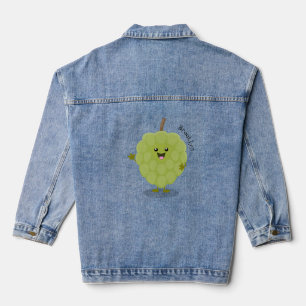 Veste En Jean Caricature de chérimoya à la crème anglaise