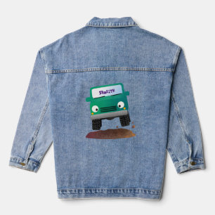 Veste En Jean Caricature de voiture 4 X4 hors route