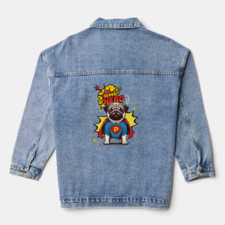 Veste En Jean Carlin Super Hero