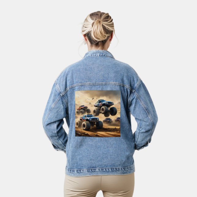 Veste En Jean Carnage de camions monstres,  (Modèle)