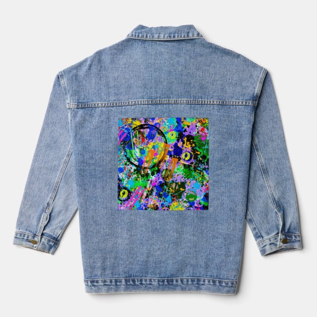 Veste En Jean Carnaval de Graffiti 2 (Verso)