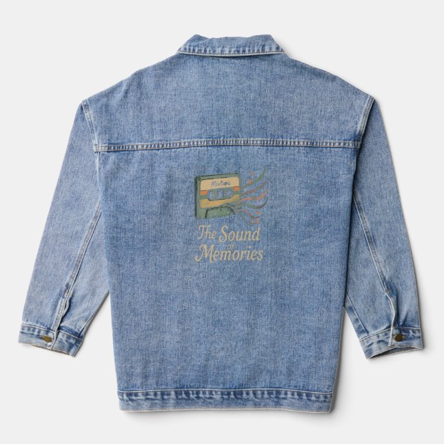 Veste En Jean Cassette souvenirs (Verso)