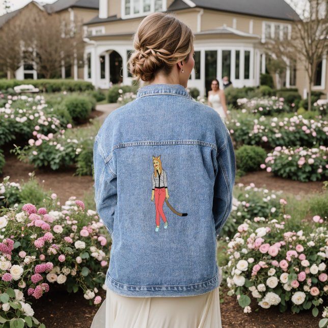 Veste En Jean catgirl (Mariage Retour)