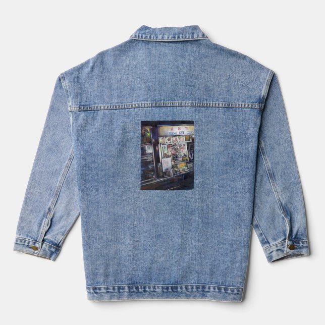 Veste En Jean Cenosillicaphobie (Verso)