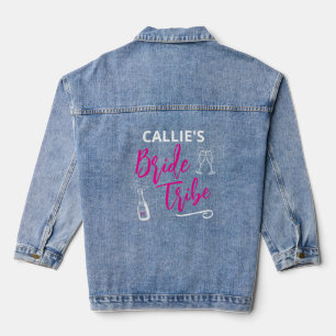 Veste En Jean Cérémonie de mariage personnalisée pour la tribu d