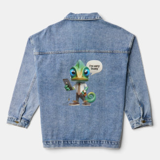 Veste En Jean Chameleon dans une Cravate
