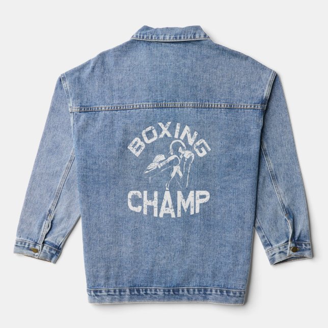 Veste En Jean Champ de boxe Vintage (Verso)