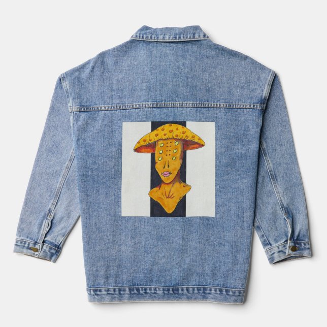 Veste En Jean Champignon alien (Verso)