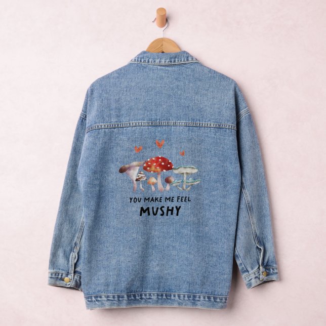 Veste En Jean Champignons Vous Me Faites Sentir Mushy (Hangar)