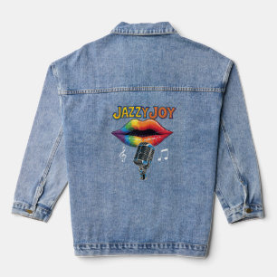 Veste En Jean chanteur de jazz