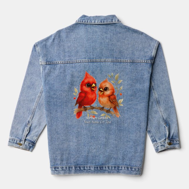 Veste En Jean Charme Cardinal du Nord (Verso)