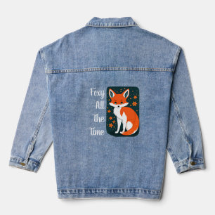 Veste En Jean Charming Enchanted Forest Fox : Unique cadeau de v