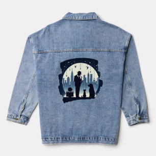Veste En Jean Chat, chien, Jazz