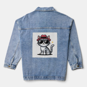 Veste En Jean Chat élégant et stylé