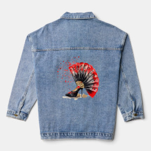 Veste En Jean Chaussures flamenco Danseur espagnol talons hauts