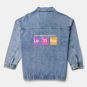 Veste En Jean Chemise cadeau Latina, Chemises Chicana, Latina Po