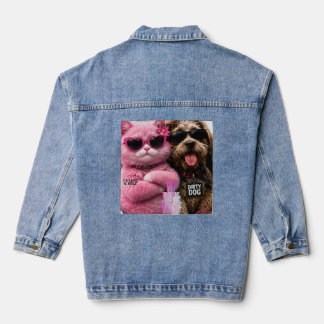 Veste En Jean Chemise graphique gothique Aura Lady Justice | Avo