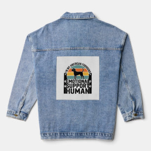 Veste En Jean Chemise humaine de soutien émotionnel pour renard