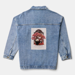 Veste En Jean Cherry Blossom Panda