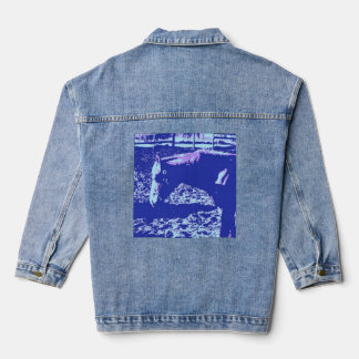 Veste En Jean Cheval Pop Art