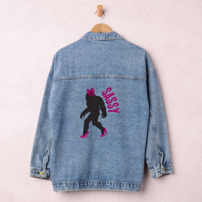 Veste En Jean Chic Sassy Sasquatch (Big Foot) (Hangar)