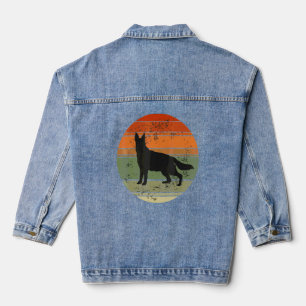 Veste En Jean Chien berger allemand