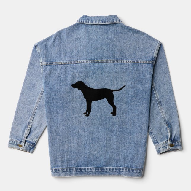 Veste En Jean Chien drôle (Verso)