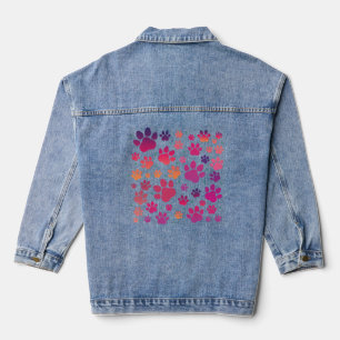 Veste En Jean Chien Paw coloré