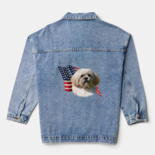 Veste En Jean Chih Tzu Patriotique