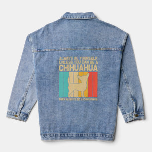 Veste En Jean Chihuahua Pour Hommes Femmes Propriétaire D'Animau