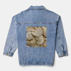 Veste En Jean Chips de pommes de terre