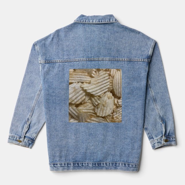 Veste En Jean Chips de pommes de terre (Verso)