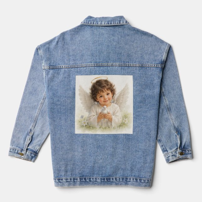 Veste En Jean Chuchotements d'Anges - Harmonie  (Verso)