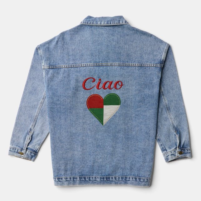 Veste En Jean Ciao Italia (Verso)