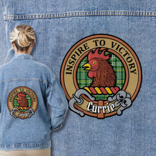 Veste En Jean Cimier de coq Clan Currie sur Tartan