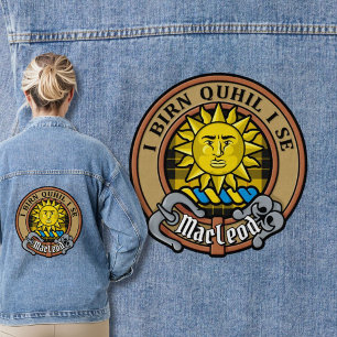 Veste En Jean Cimier du clan MacLeod de Lewis sur tartan jaune