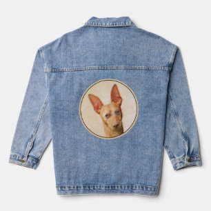 Veste En Jean Cirneco dell’Etna Peinture - Cute Original Chien A