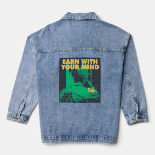 Veste En Jean Citation motivationnelle cool